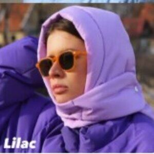 PILLOW HEADSCARF - Balaclava in Lila